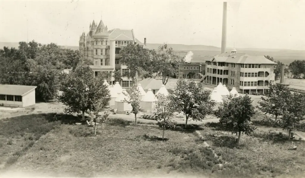 Union Printers Home tent village