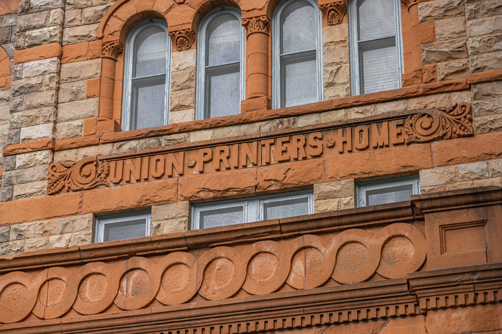 Union Printers Home original brick work