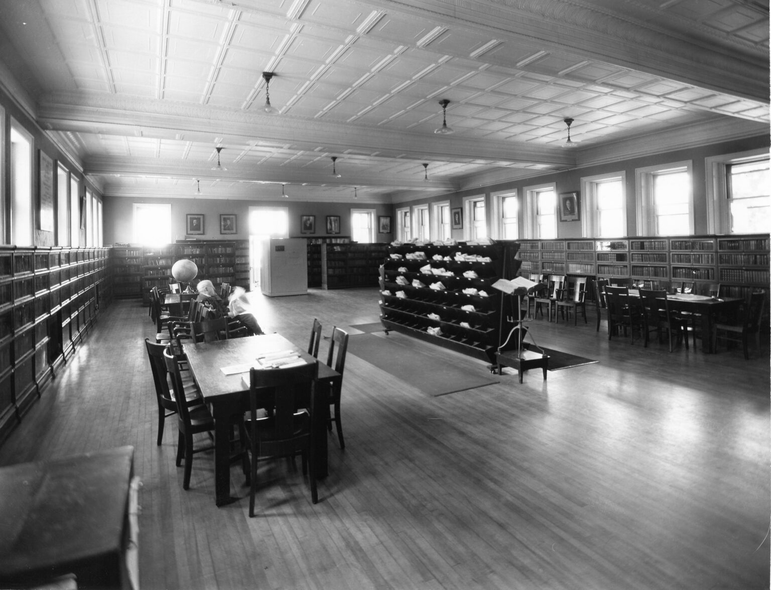 Union Printers Home library after construction