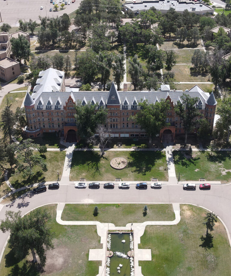 Union Printers Home aerial photo of front lawn